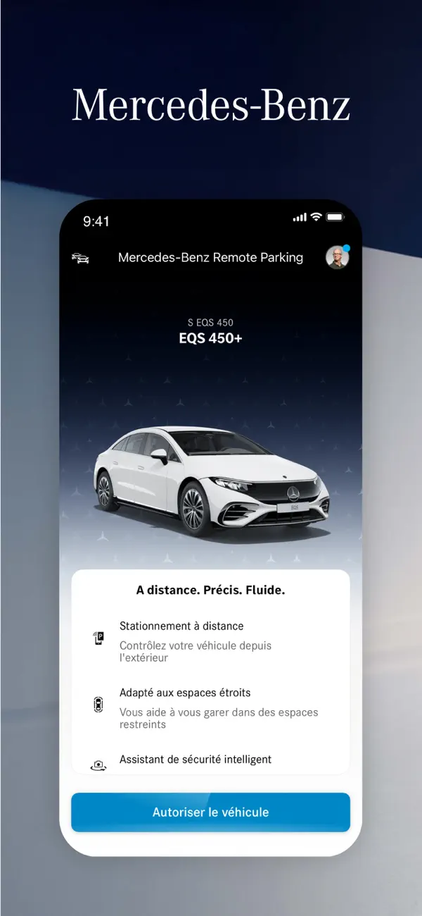 Screenshot #1 pour Mercedes-Benz Remote Parking