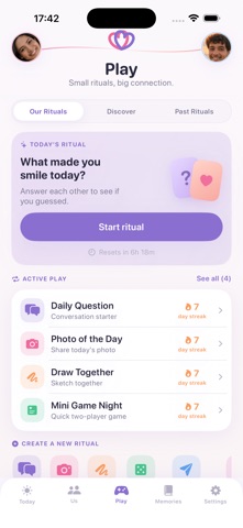 CoupleLoop: Daily Couple App Screenshot 3 of 5