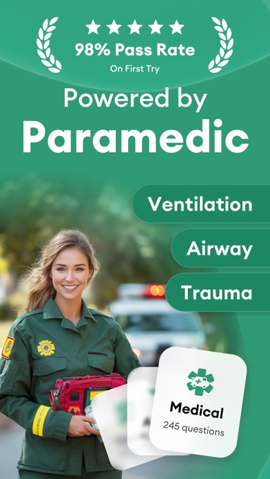 Paramedic Test Prep 2026 iPhone screenshot 1 - Education app