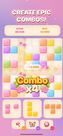 Blossom Blocks: Brain Puzzle Screenshot 1 of 4