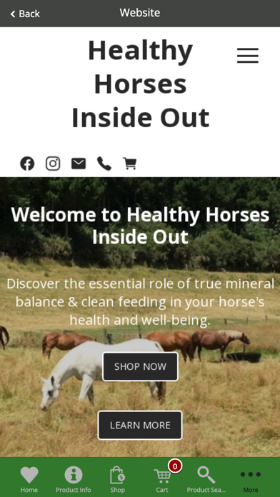 Healthy Horses Inside Out screenshot