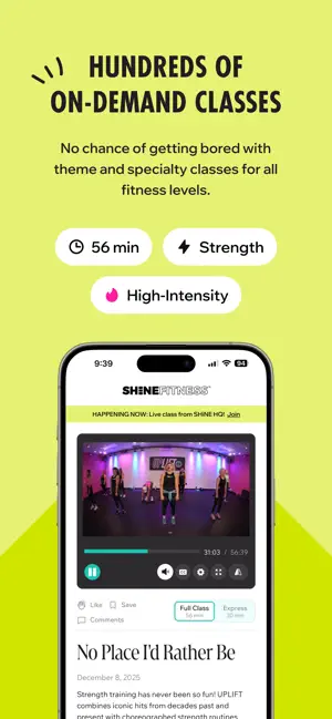 SHiNE Fitness screenshot 3
