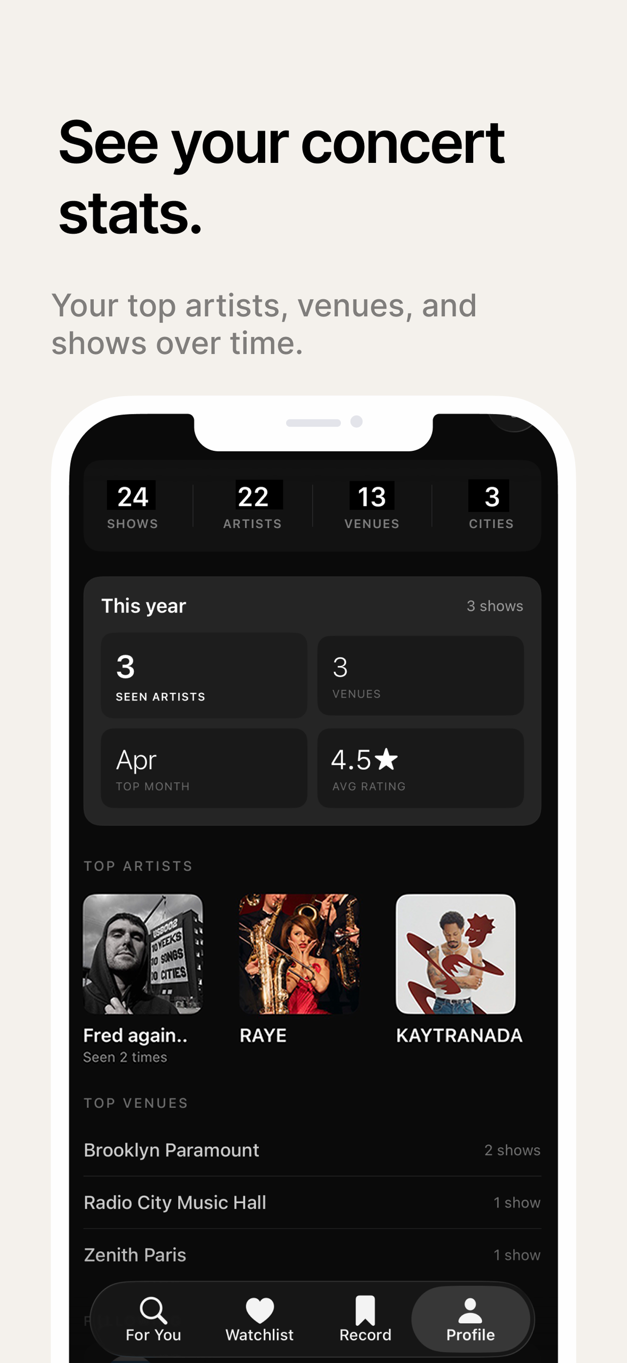 Leko: Concert Tracker screenshot 6
