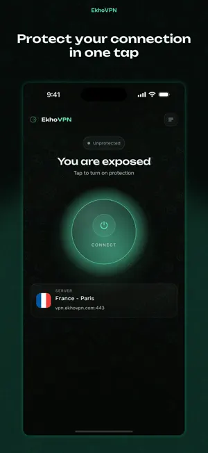 Ekho VPN screenshot 1