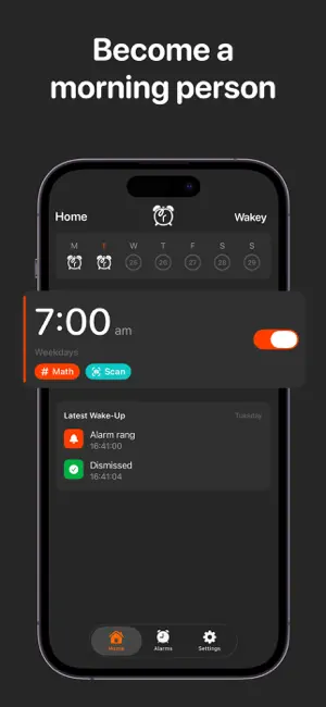 Wakey: Loud Alarm Clock screenshot 1