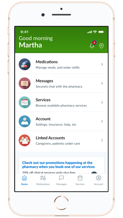 Lino's Pharmacy Rx iPhone screenshot 4 - Medical app