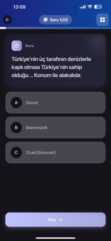 KPSS Coğrafya Sorular 2026 screenshot