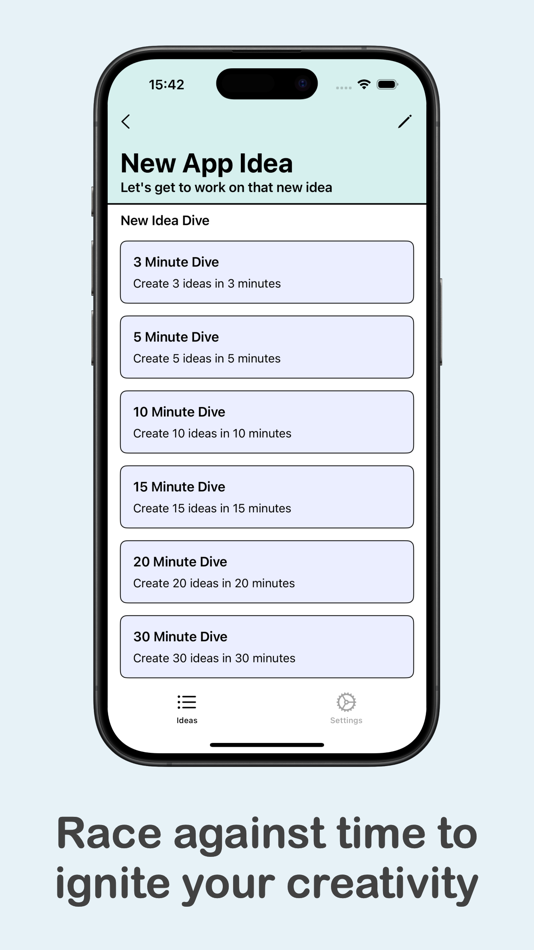 #2. Idea Dive: Spark Creativity (iOS) 由: Hacked Reality Studio