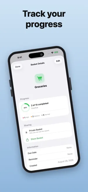 Basket Case - Smart Tasks screenshot 4