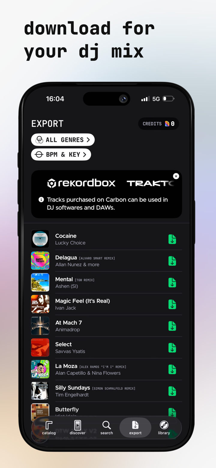 Carbon - Music for DJ screenshot 3