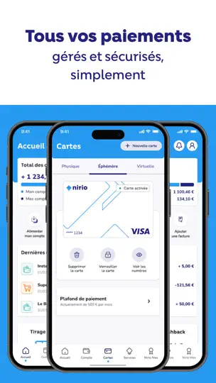 Capture d'écran de Nirio, Services De Paiement sur iPhone 5