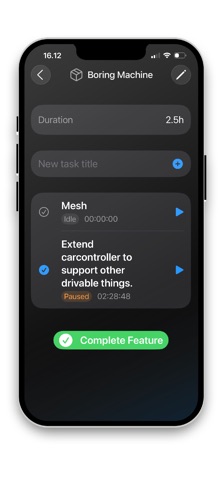 dAb Task Manager screenshot