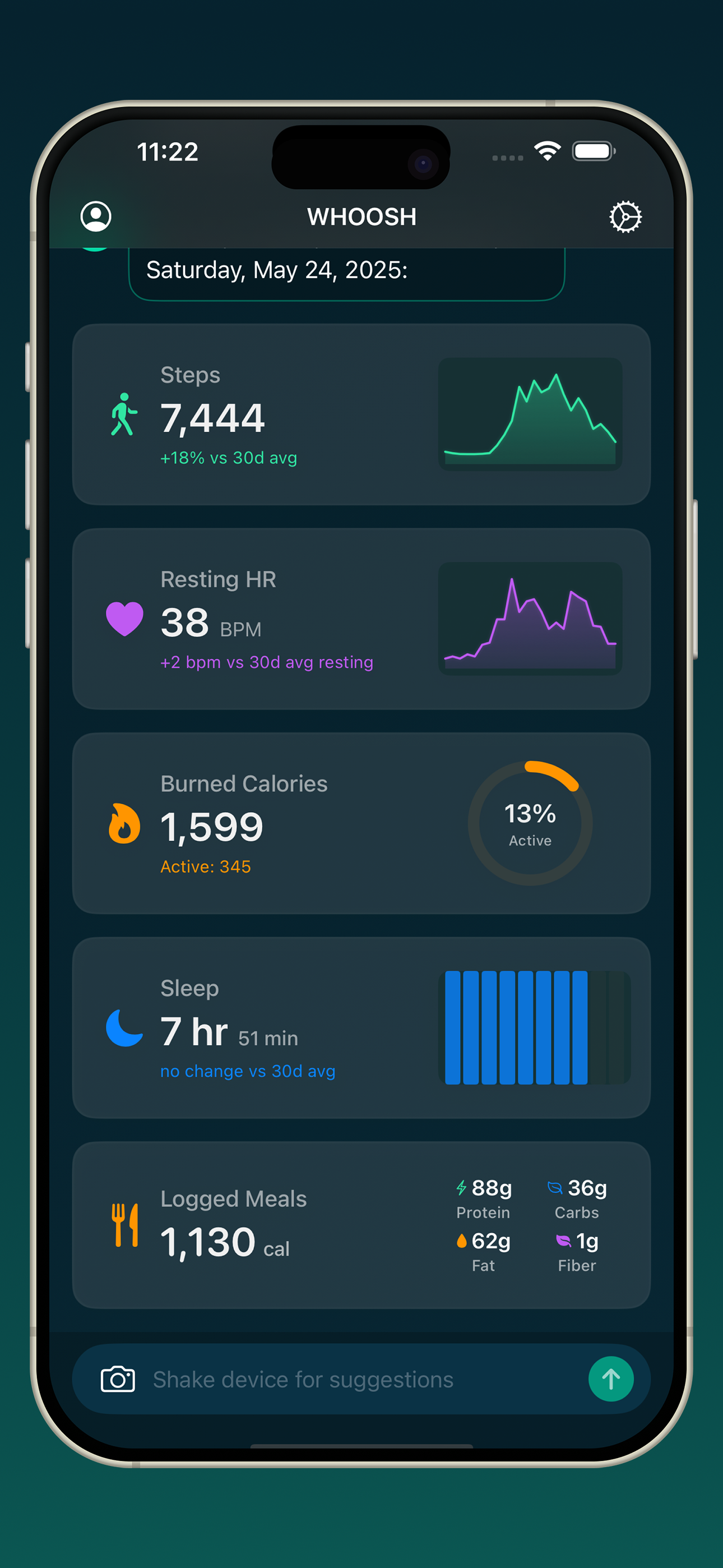 WHOOSH: AI Fitness Coach screenshot 5