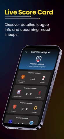 Live Football Score TV iPhone screenshot