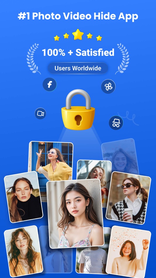 #1. Calculator Lock - Hide Photos (iOS) Podle: Yash Baraiya