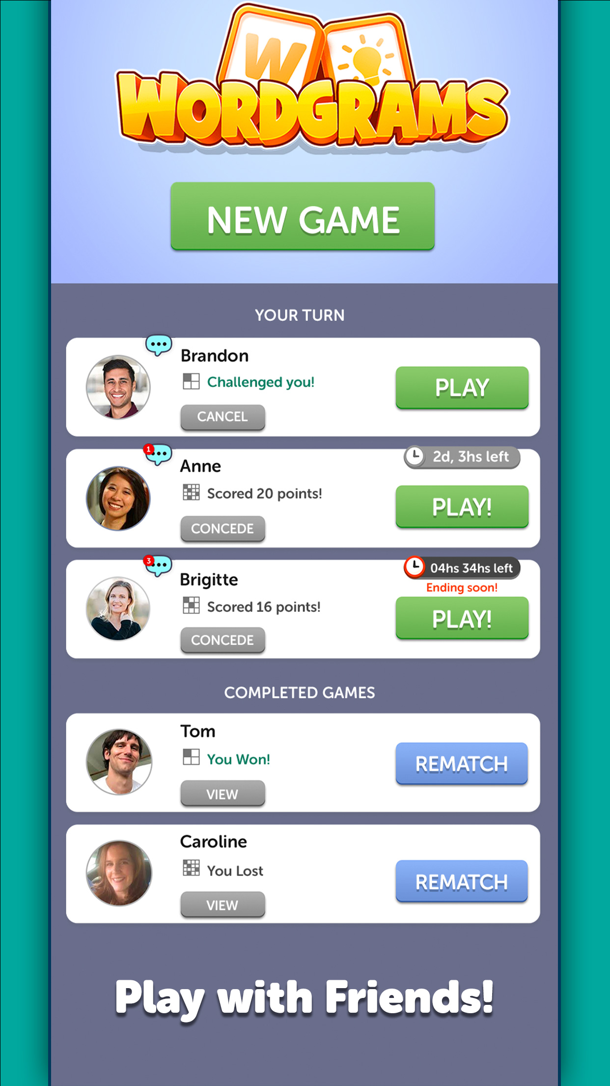 Wordgrams - Crossword & Puzzle screenshot 3