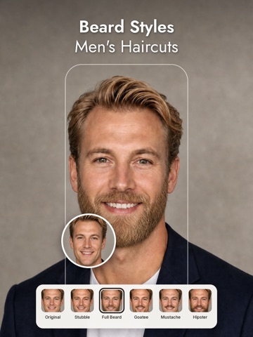 Hairstyle Try On Hair AI iPad screenshot