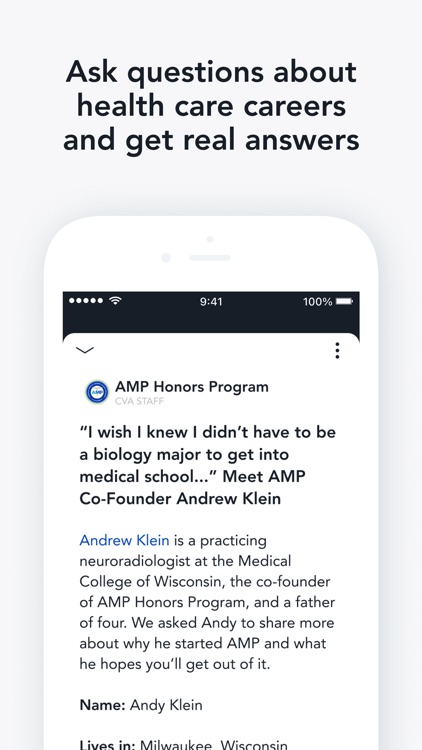 AMP Honors Program