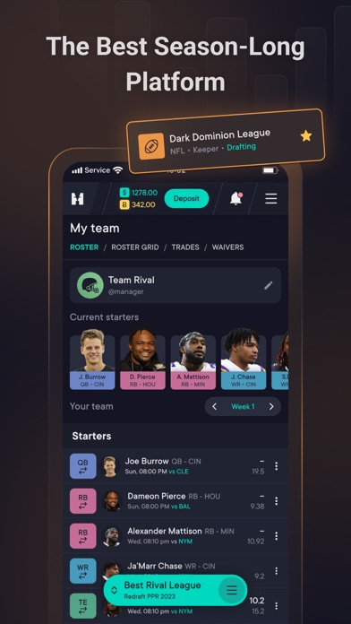 Rival Fantasy Sports Screenshot