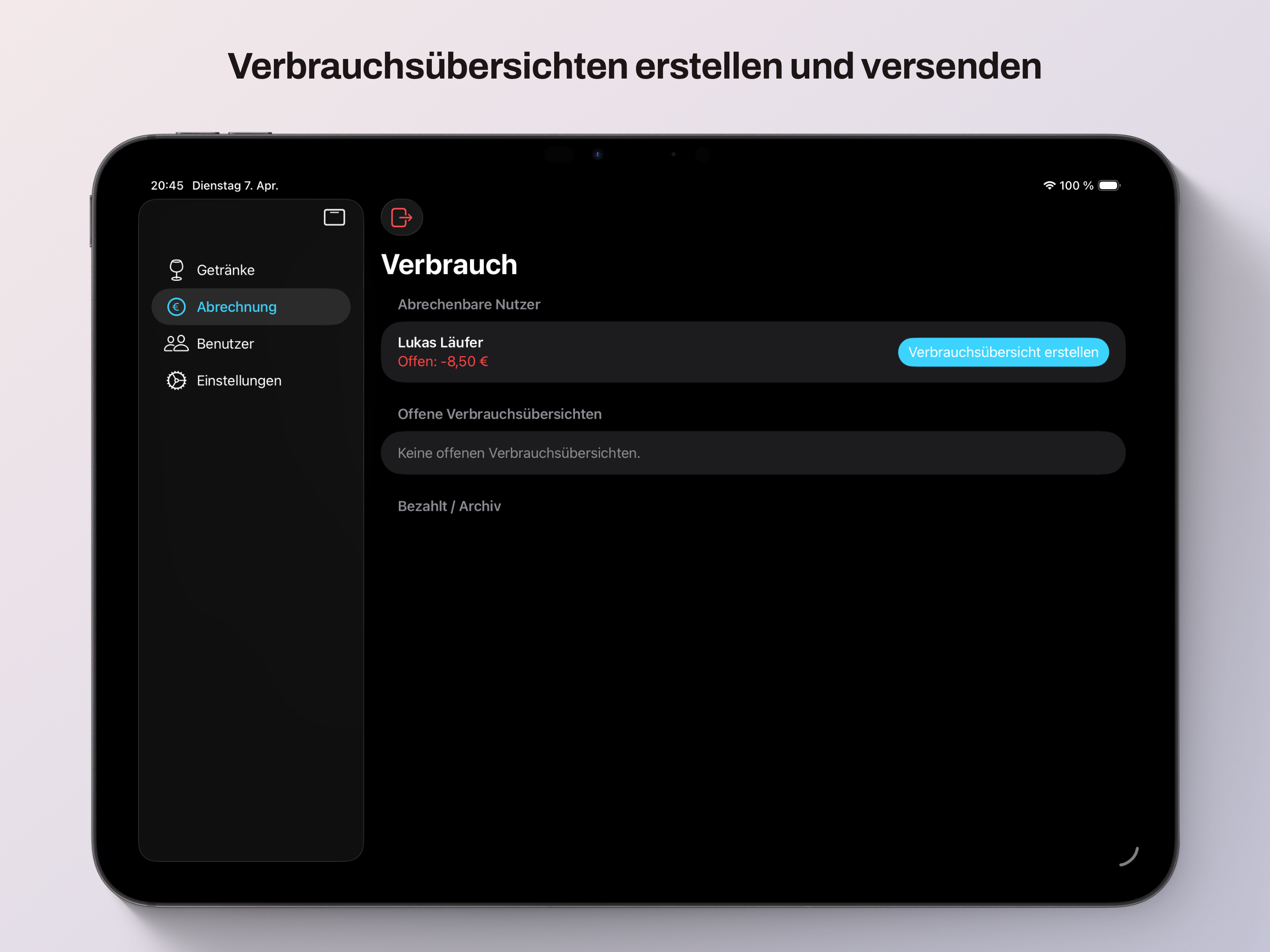 BarHalpper: Drink Management
