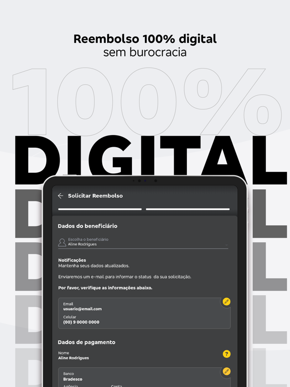 Bradesco Saúde Concierge iPad screenshot 4 - Health & Fitness app