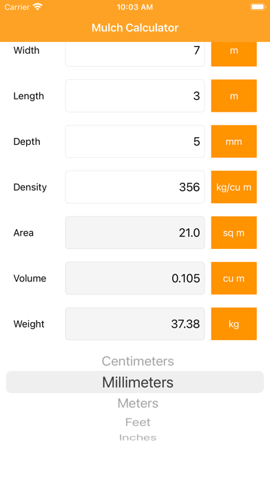 Screenshot #3 pour Mulch Calculator