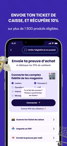 10% - Cashback & Économies iPhone screenshot 2