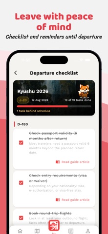 Ryokô Planner: Japan Trip iPhone screenshot