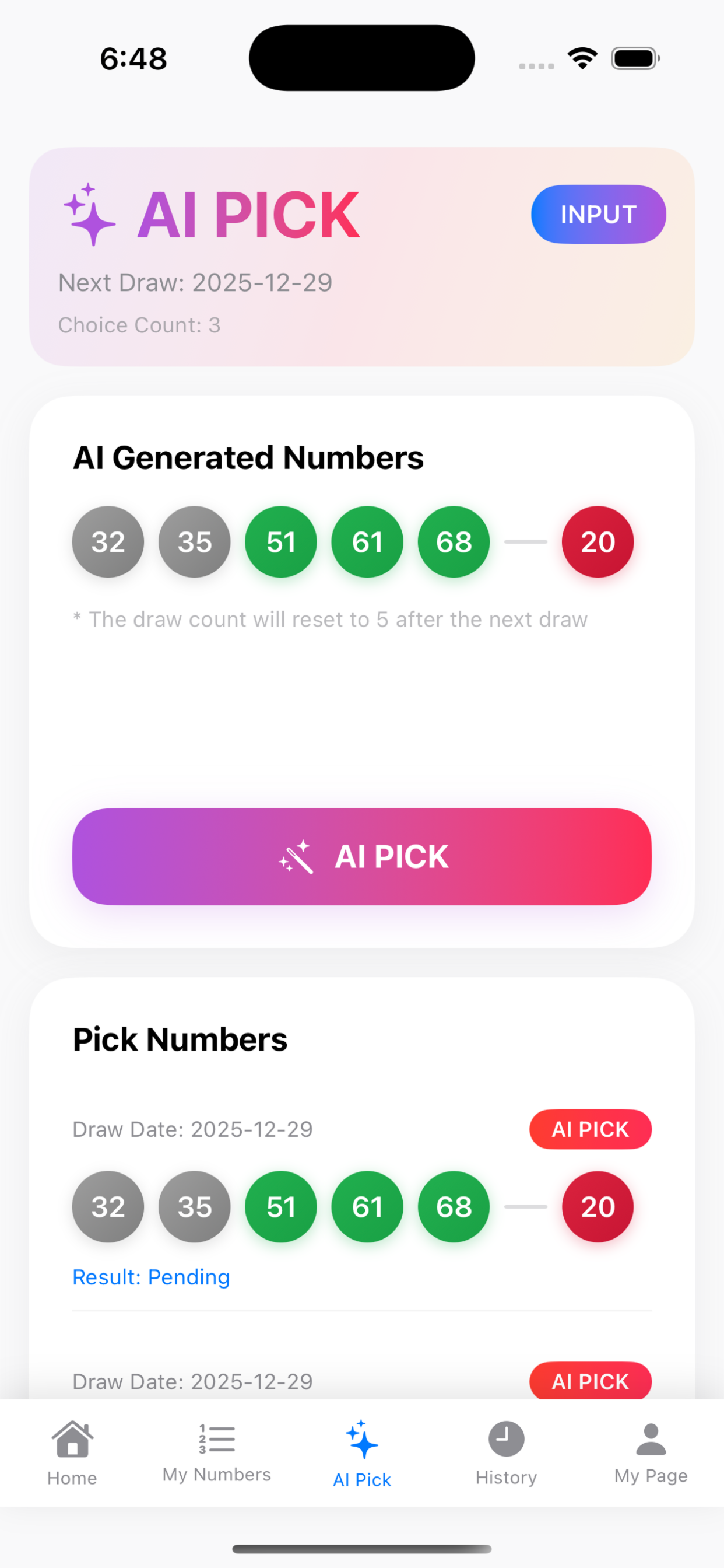 AI Powerball - Lucky Numbers screenshot 2