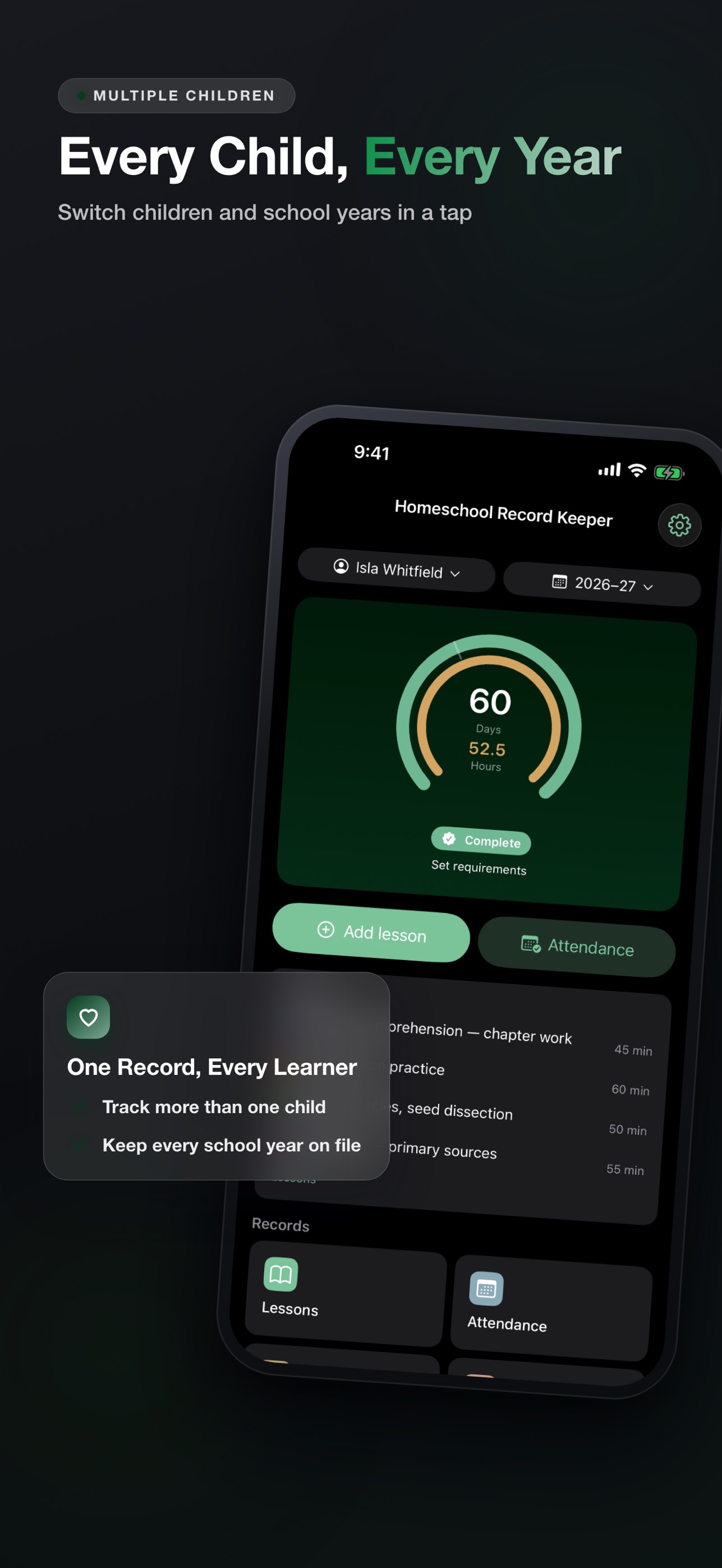 Screenshot 6 of Homeschool Record Keeper