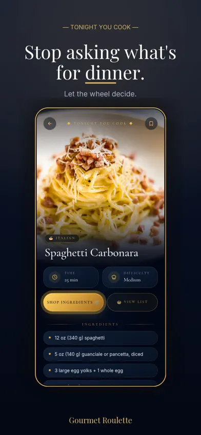 Gourmet Roulette screenshot 2