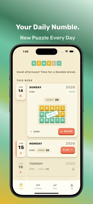 Numble: Number Guessing Puzzle screenshot 2