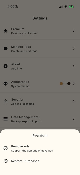 Quicknotes Journal Screenshot 5 of 10
