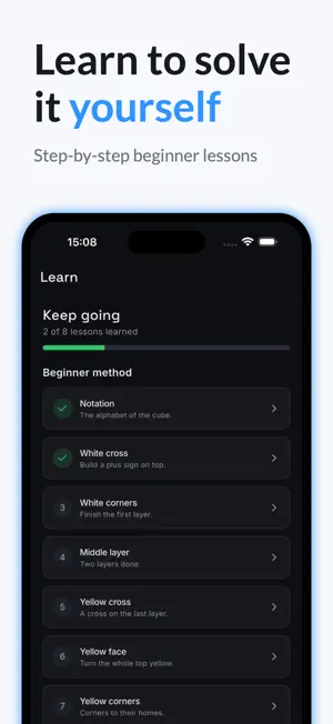 Cube Solver & Timer - Cuby Pro screenshot 4