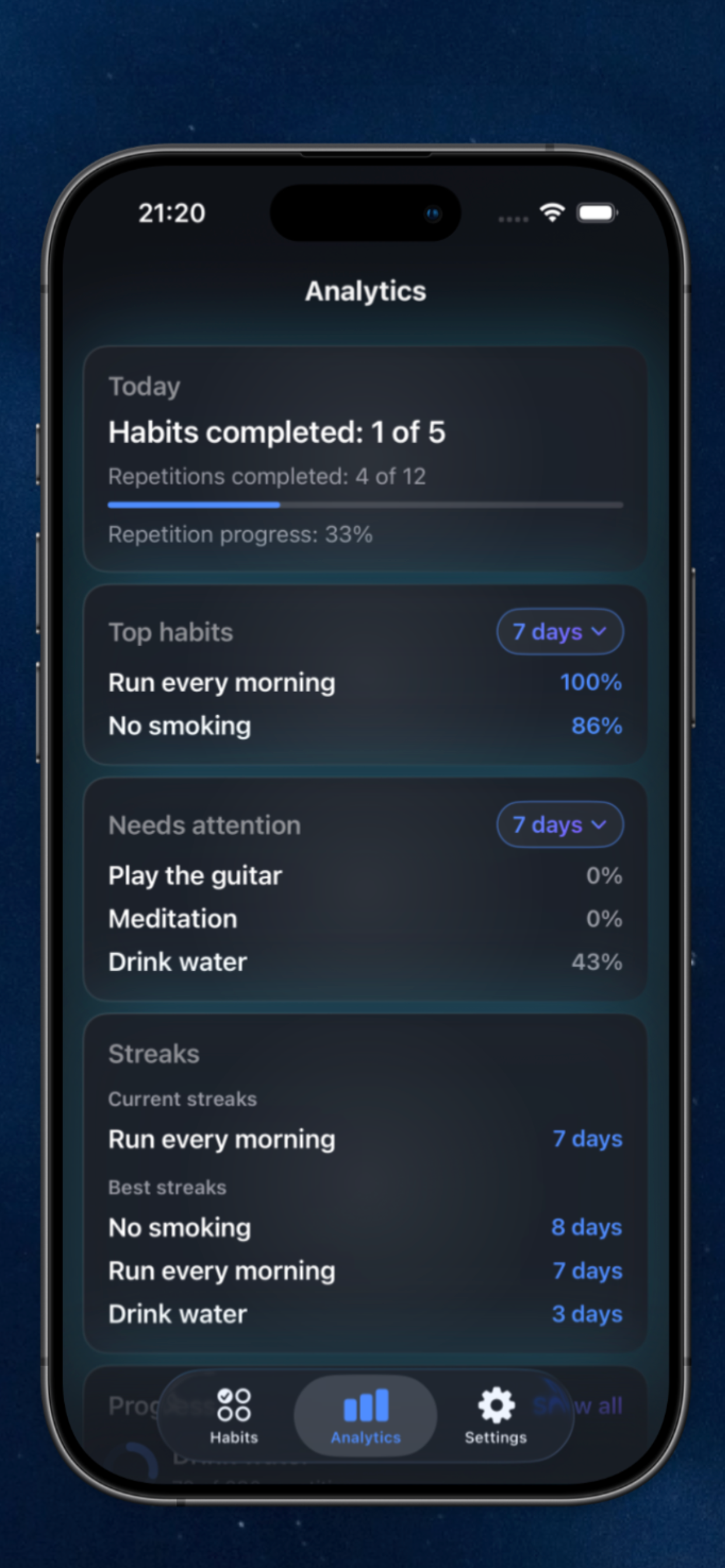 Habit Tracker Goal Builder screenshot 5