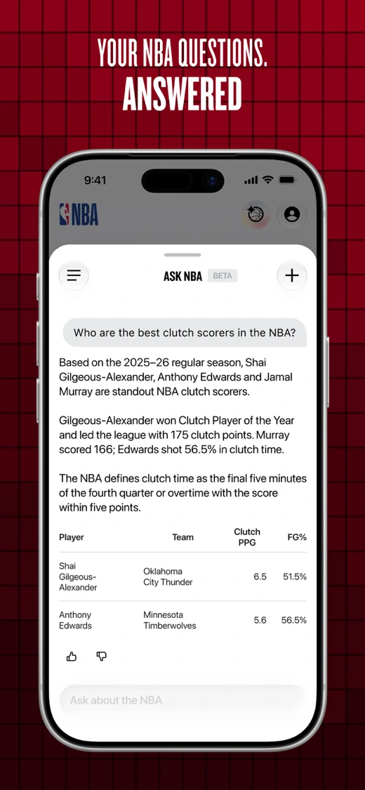 NBA: Live Games & Scores screenshot 8