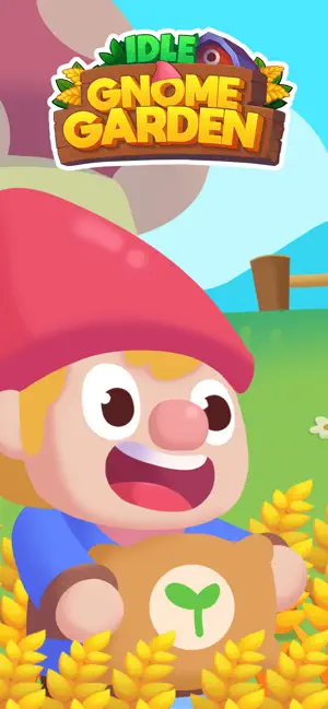 Idle Gnome Garden: Farm Tycoon screenshot 1