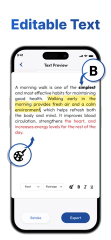 Handwriting to Text Scan - OCR iPhone screenshot