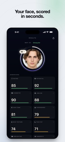 Ascend AI - Facial Analysis iPhone screenshot