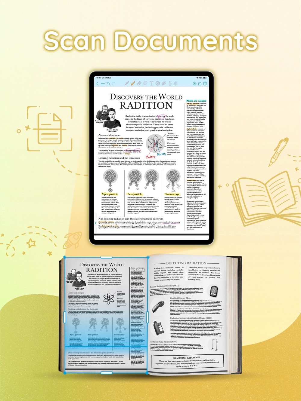 CollaNote: Notes & PDF Markup: official iPad preview 5 (opens full image in a new tab)