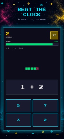 CalcClash: Math Flash Cards screenshot 2