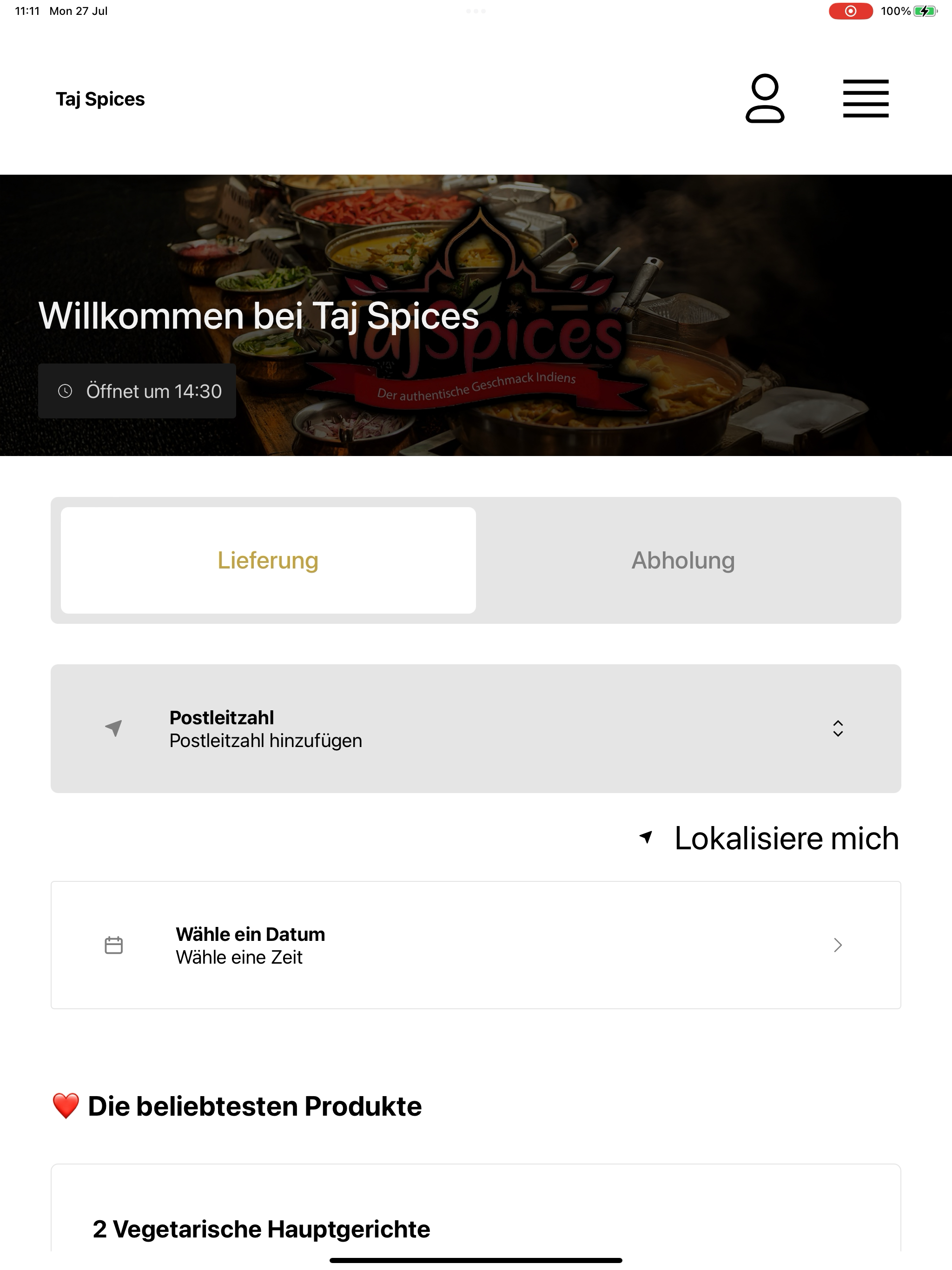 Taj Spices screenshot 13