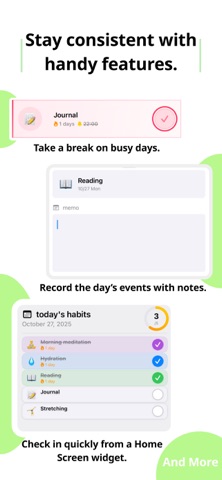 Habit Streaks | 1‑tap tracker screenshot 5