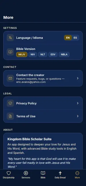 Kingdom Bible Scholar Suite screenshot 1