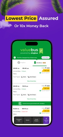 zingbus:Book Bus Ticket Online iPhone screenshot 7