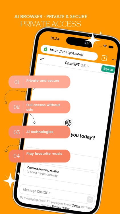 AI Browser : VPN Private Proxy screenshot-4