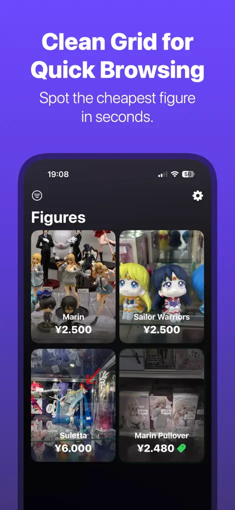Anime Figures Price Tracker - Shopping App | MWM