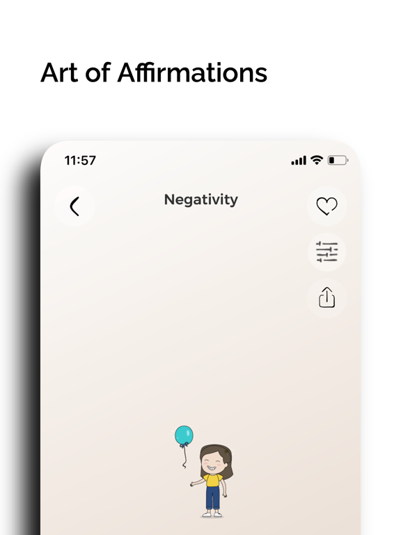 DailyU - Art of Affirmation iPad screenshot 8 - Health & Fitness app