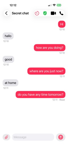 One to One Secret Chat Screenshot 1 of 8