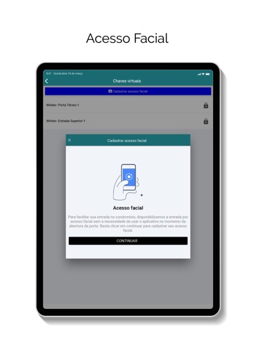 Virtual Portaria Remota MGA iPad screenshot